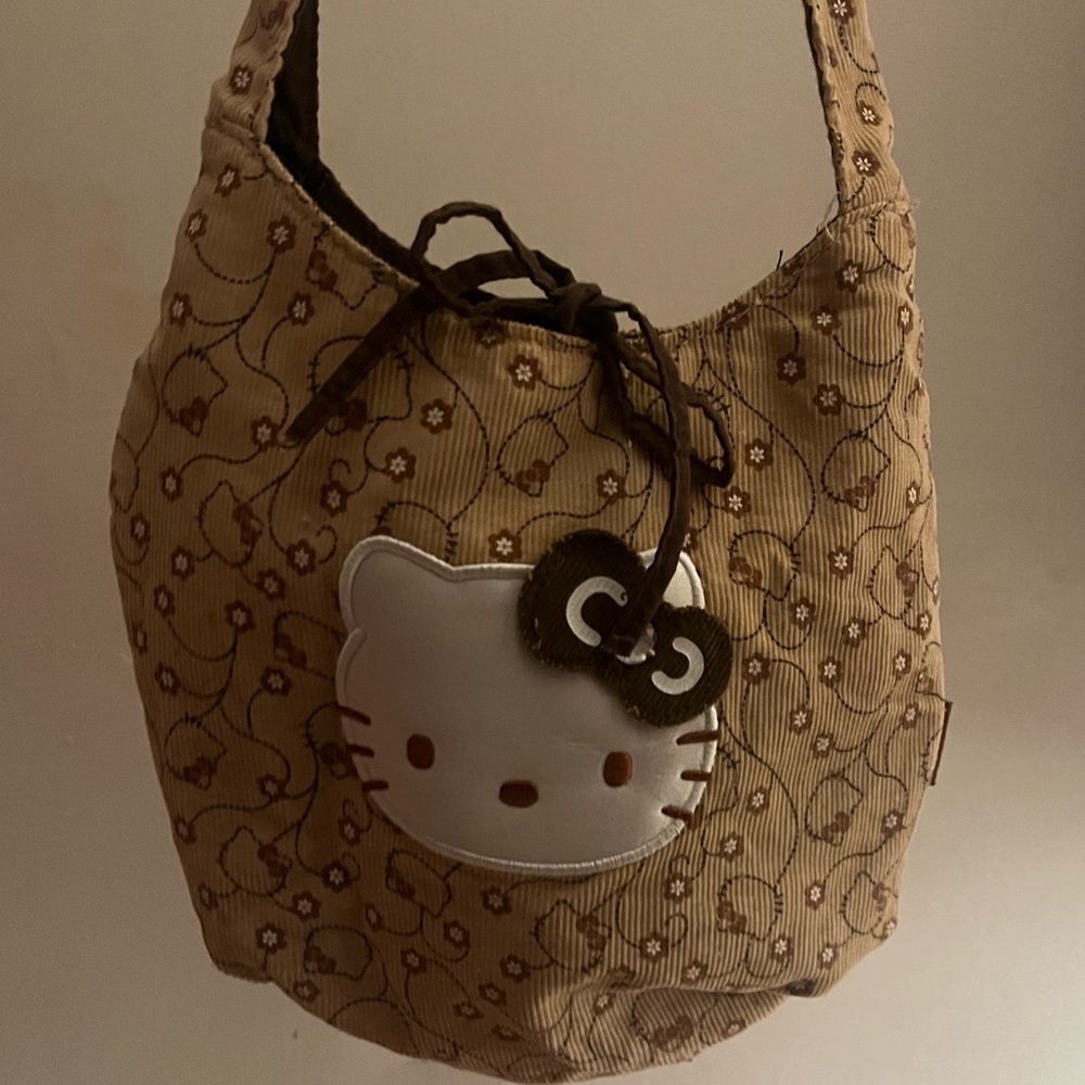 Hello kitty corduroy bag